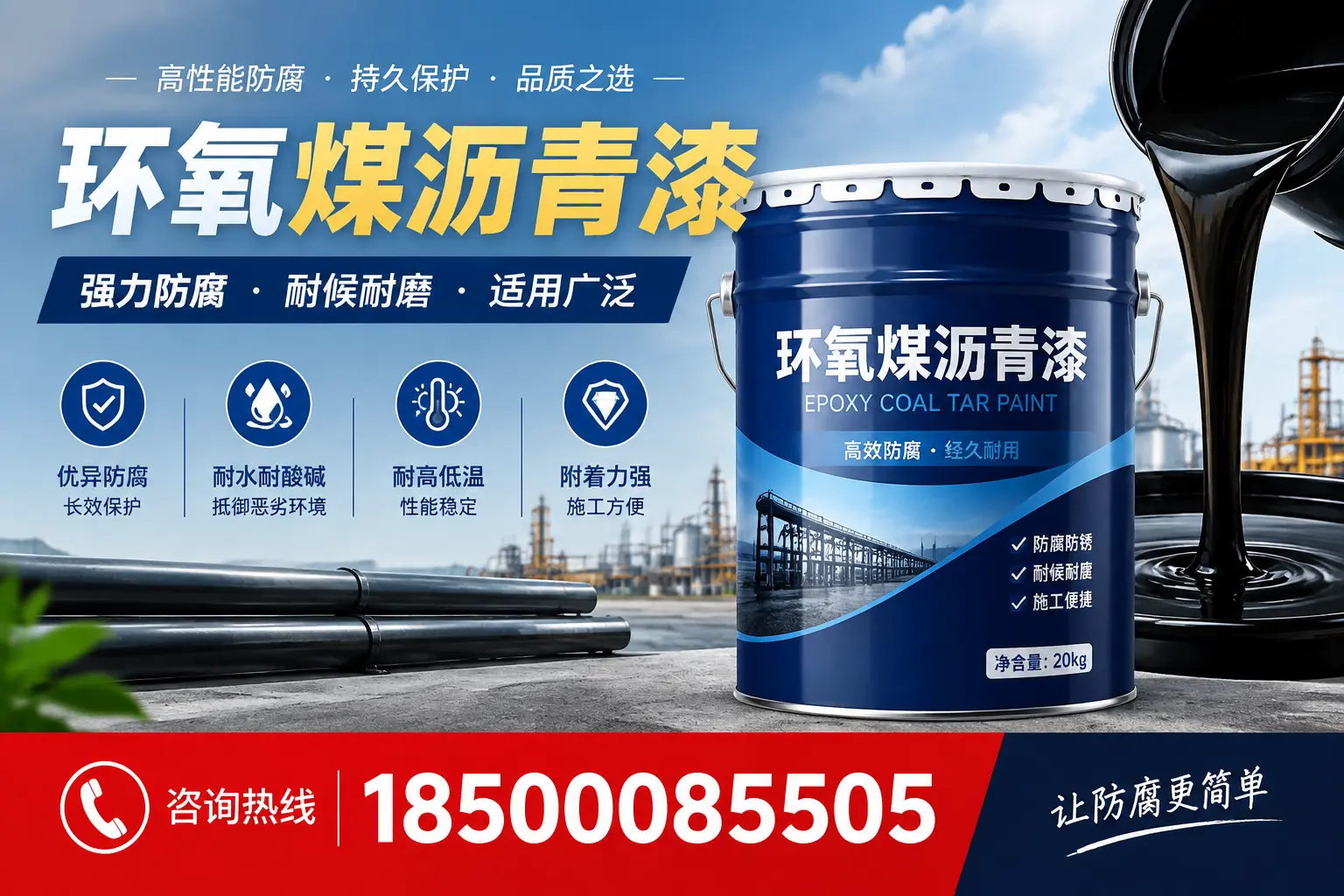 环氧煤沥青漆在不同气候条件下的表现分析,四平适用性