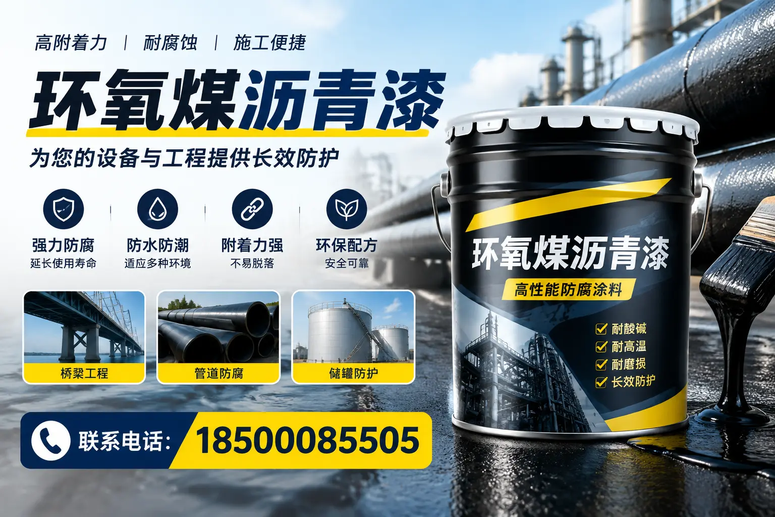 环氧煤沥青漆与其他涂料的对比分析,助力四平企业决策